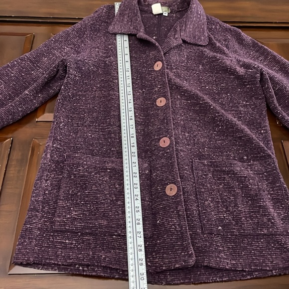 Women’s size medium the territory ahead purple cotton/polyester/acrylic jacket - Picture 7 of 9